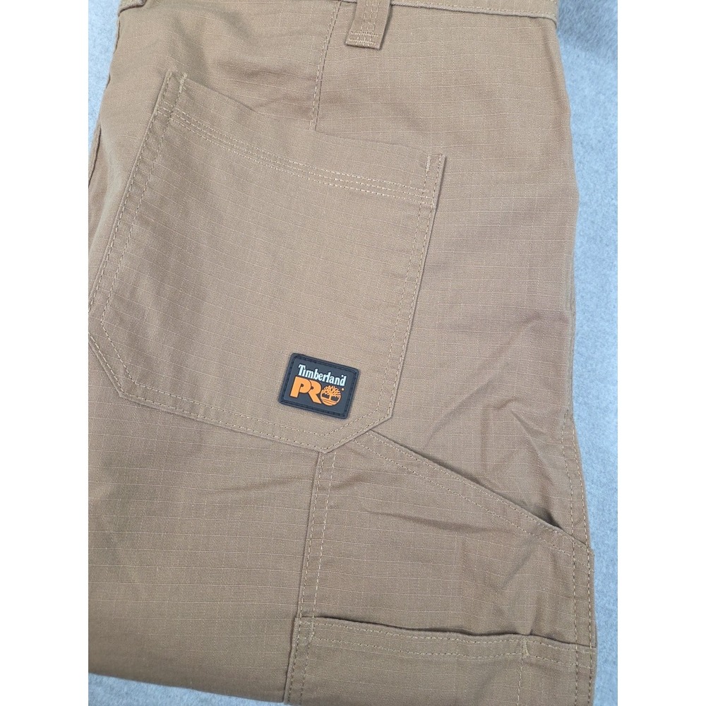 Timberland Pro Mens 38 Cargo Shorts Work Warrior Flex Ripstop Utility Straight